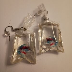 Colorful Fish Bag Earrings
